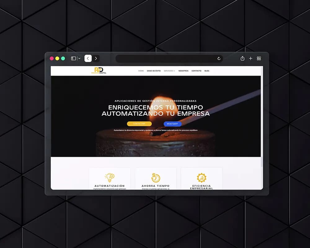 Diseño de landing page en Valencia